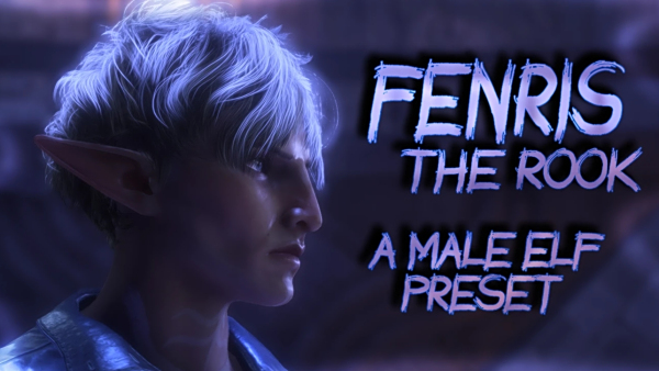 《龍騰世紀：影障守護者》費恩里斯·烏鴉-男性精靈預設MOD