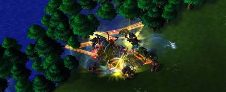 《魔獸爭霸3冰封王座》V1.27a入侵雙子島地圖