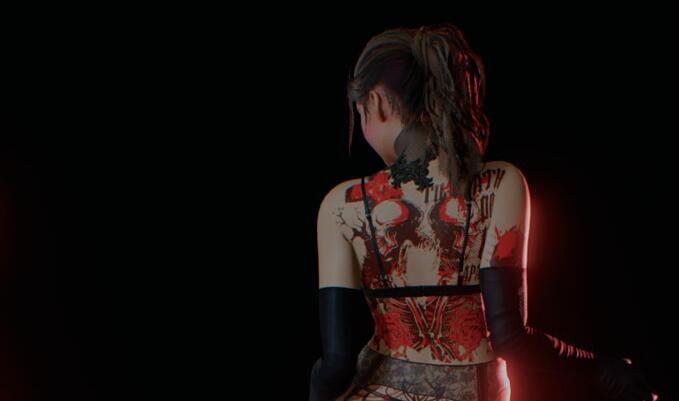 《生化危機(jī)2：重制版》克萊爾女士內(nèi)衣3狂野紋身MOD[非光追RT舊版本]