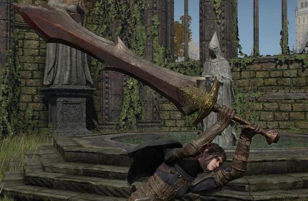 《艾爾登法環(huán)》黑騎士武裝巨劍MOD