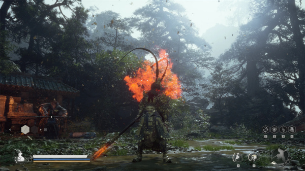 《黑神話：悟空》紅眼大圣的火焰背飾MOD