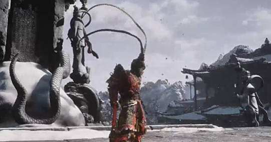 《黑神話:悟空》86版大圣的紅色配色MOD