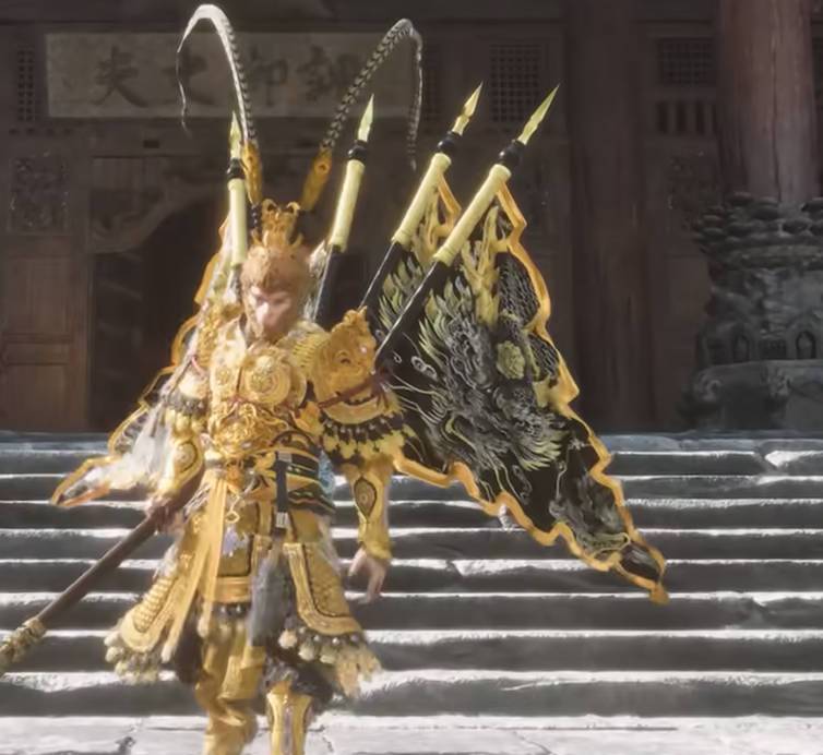 《黑神話：悟空》黑金大圣背旗版MOD