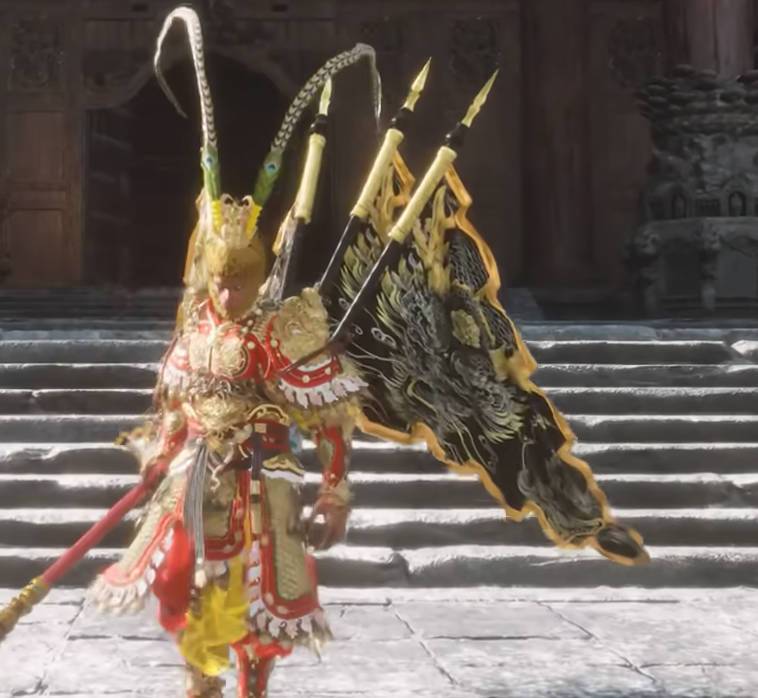 《黑神話：悟空》黑金大圣背旗版MOD