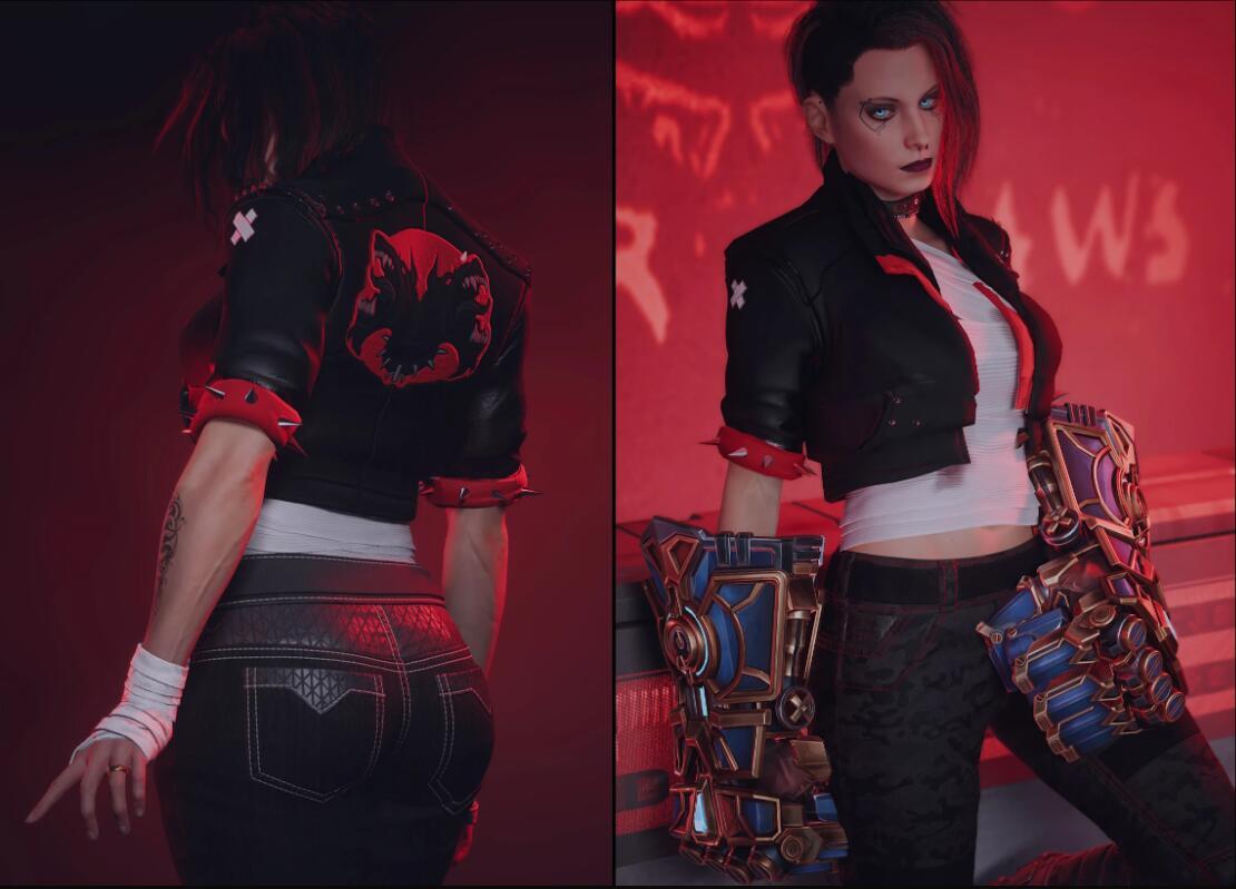 《賽博朋克2077》雙城之戰(zhàn)2蔚服裝MOD