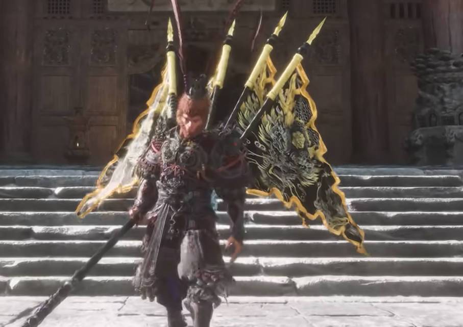 《黑神話：悟空》黑金大圣背旗版MOD