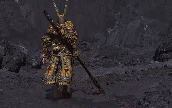 《黑神話：悟空》黑底藕絲步云履MOD