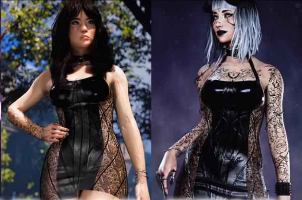 《賽博朋克2077》Pt19閨房私服MOD