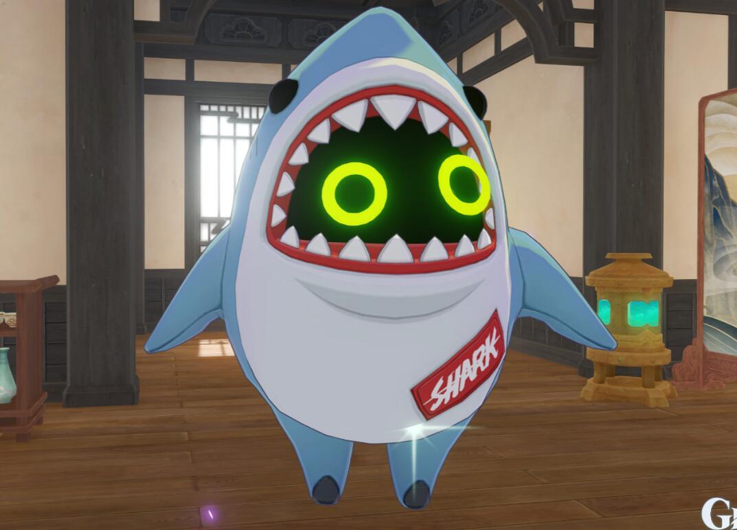 《原神》鯊魚布替換派蒙MOD