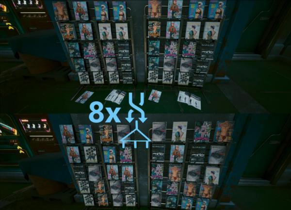 《賽博朋克2077》8x雜志框架MOD