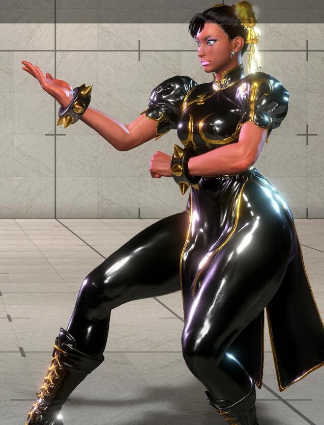 《街頭霸王6》春麗黑金配色MOD