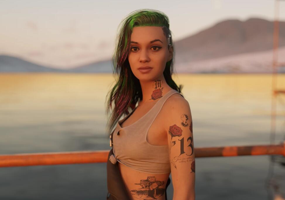 《賽博朋克2077》朱迪新發型MOD