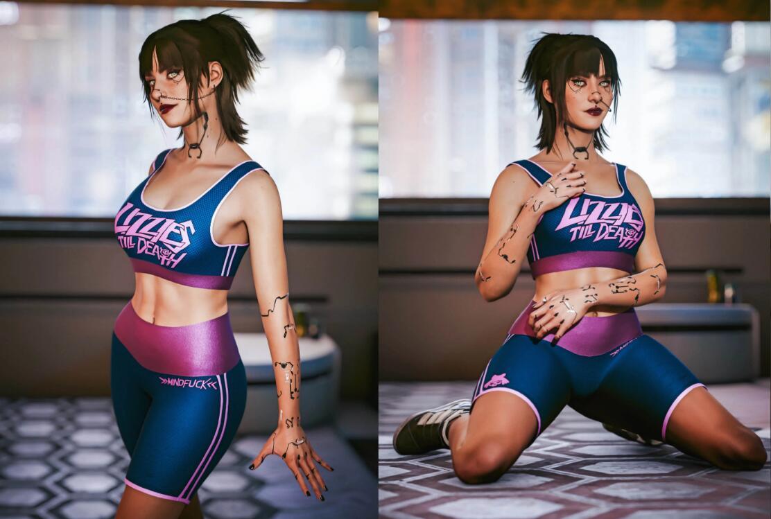 《賽博朋克2077》運動裝第2卷MOD