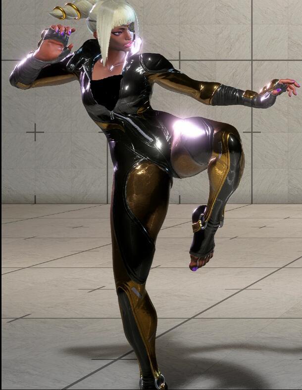 《街頭霸王6》韓蛛俐黑金配色MOD