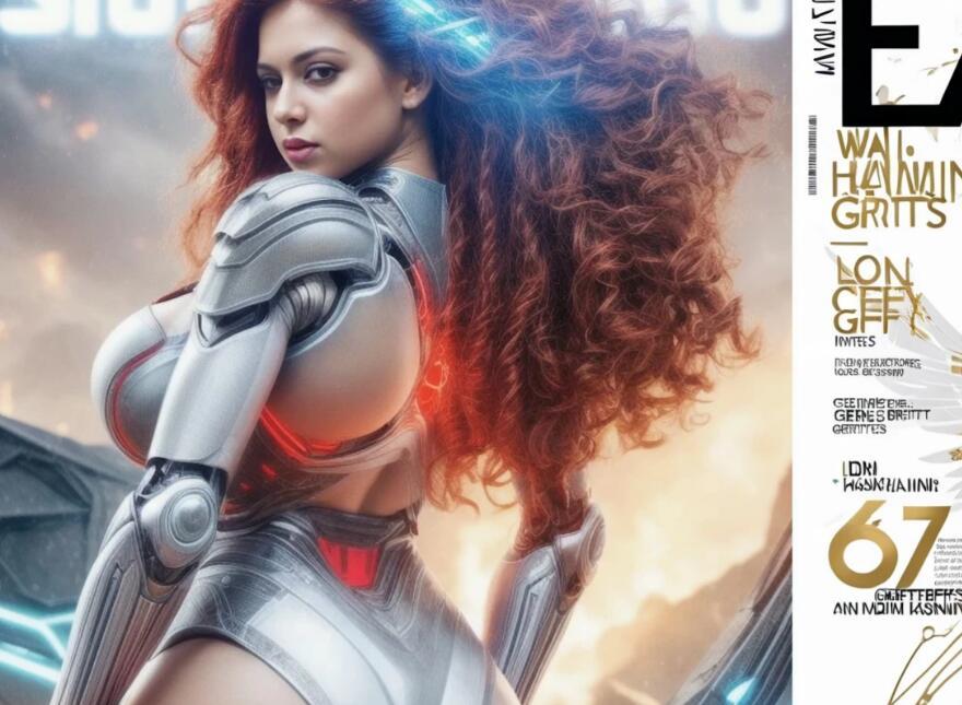 《賽博朋克2077》女性機器人海報MOD