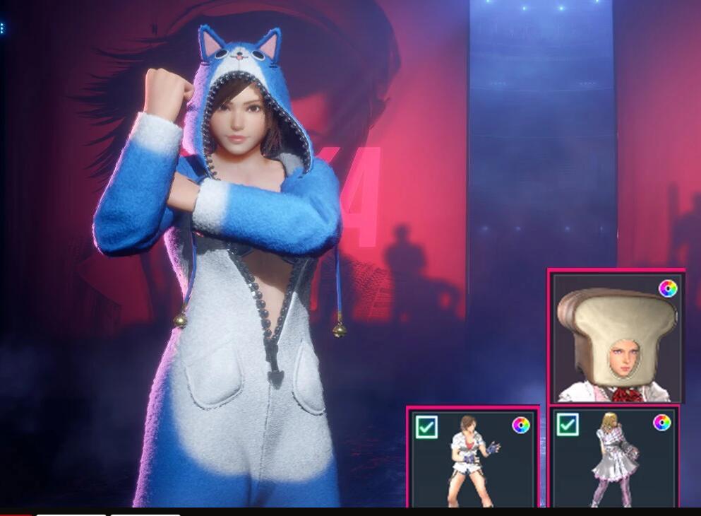 《鐵拳8》可愛貓耳睡衣MOD