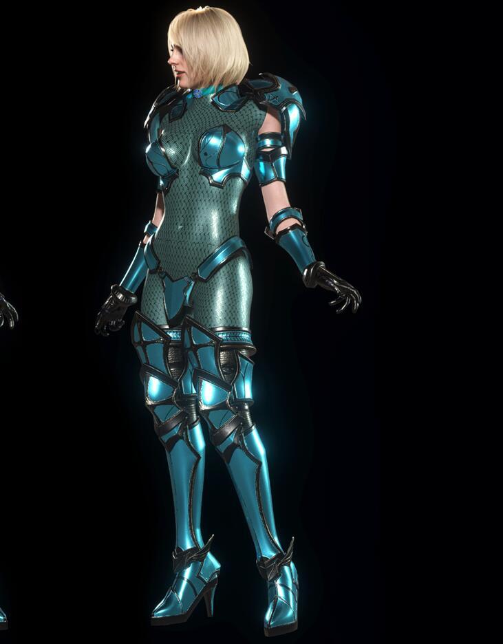 《生化危機4：重制版》阿什莉藍色奧術騎士MOD