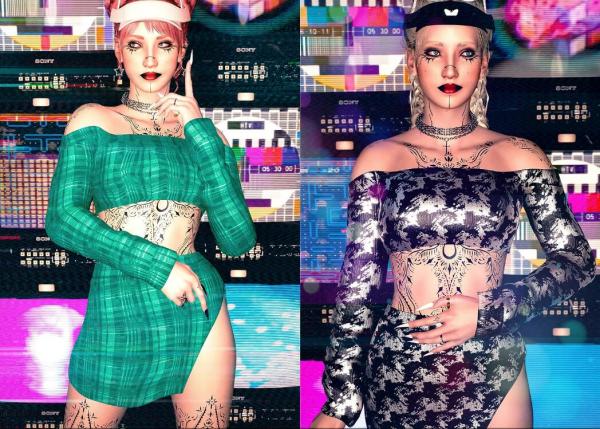 《赛博朋克2077》性感偶像打歌服MOD