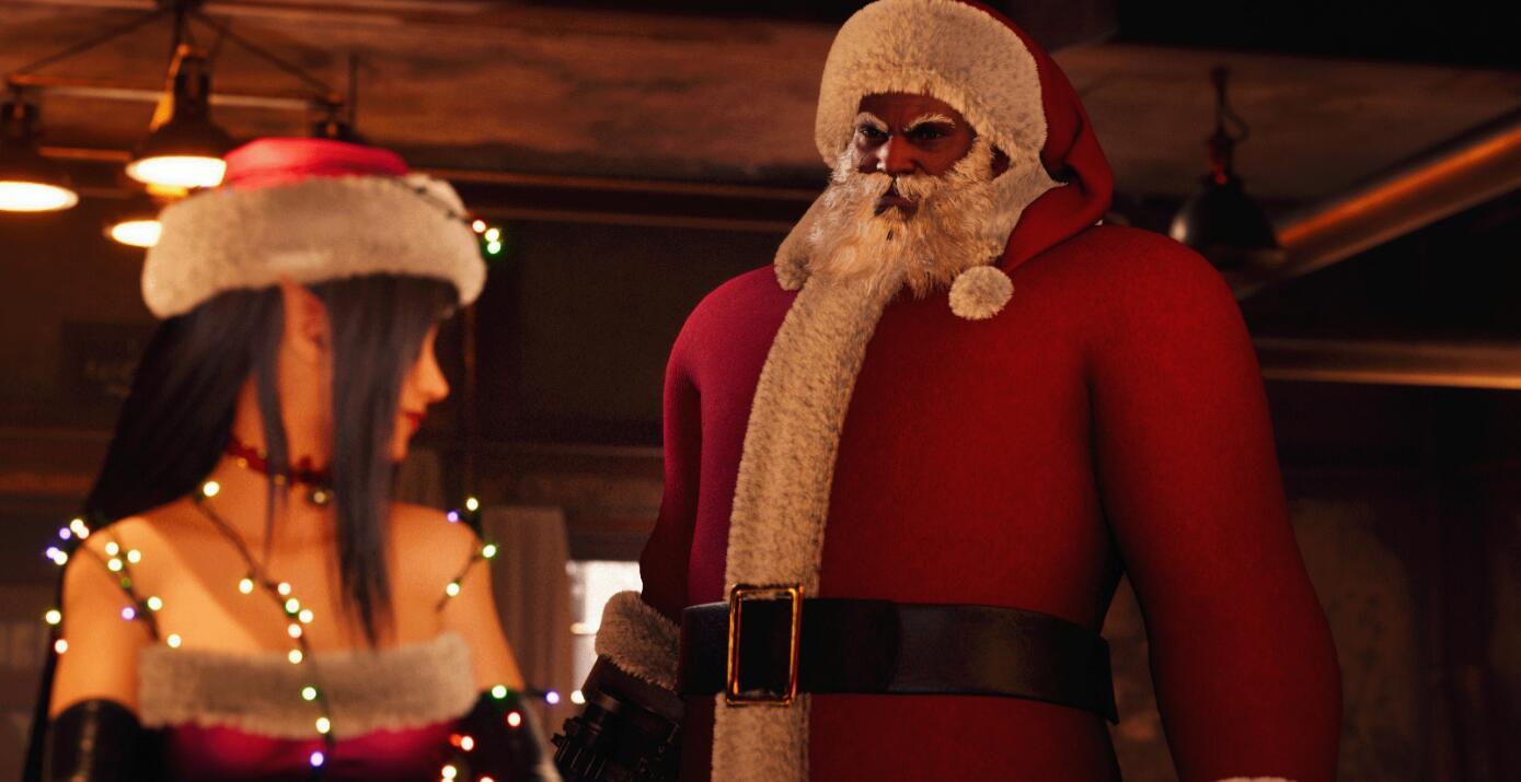 《最終幻想7：重制版》圣誕老人巴雷特MOD