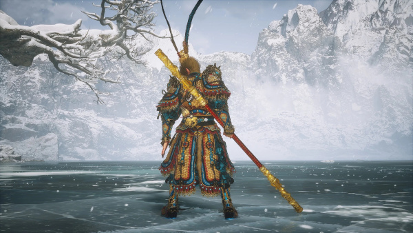 《黑神話:悟空》神珍大圣套的紅藍混合配色MOD