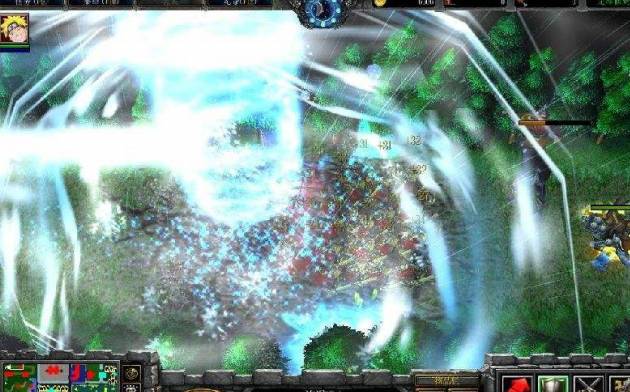 《魔獸爭(zhēng)霸3冰封王座》V1.24e幻想忍者村2.00修正版地圖