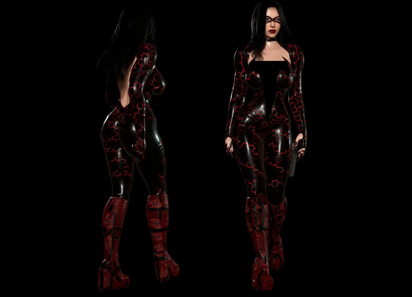 《生化危機4：重制版》艾達(dá)性感蜘蛛俠裝MOD[需要DLC]