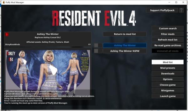 《生化危機4:重制版》阿什莉性感冬季毛衣合集MOD