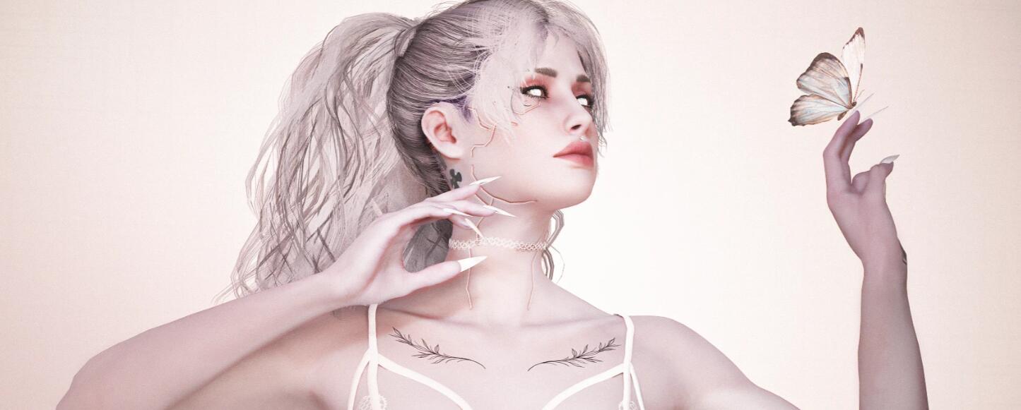 《賽博朋克2077》蝴蝶天使紋身MOD