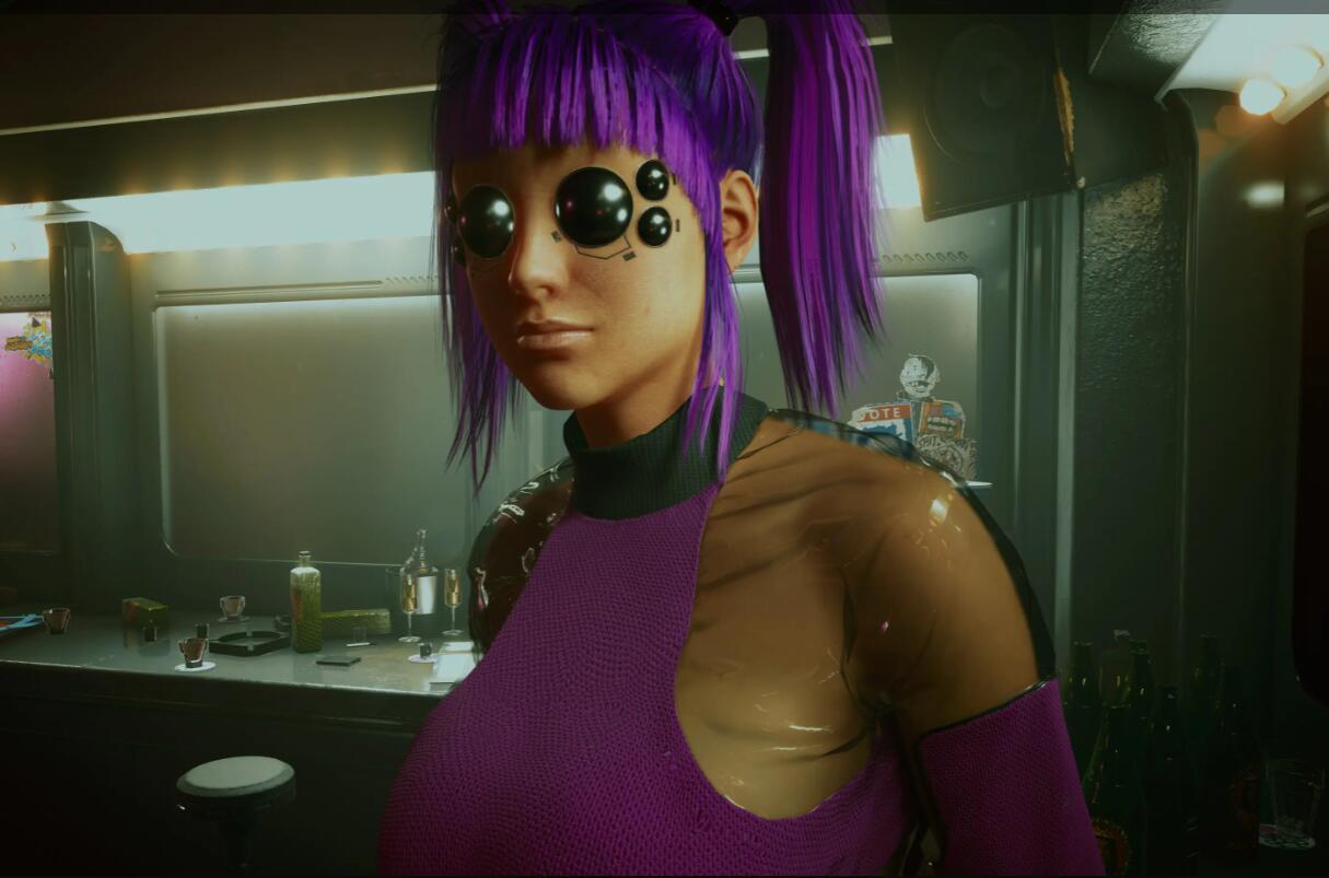 《賽博朋克2077》更加豐腴美國(guó)裂紋MOD