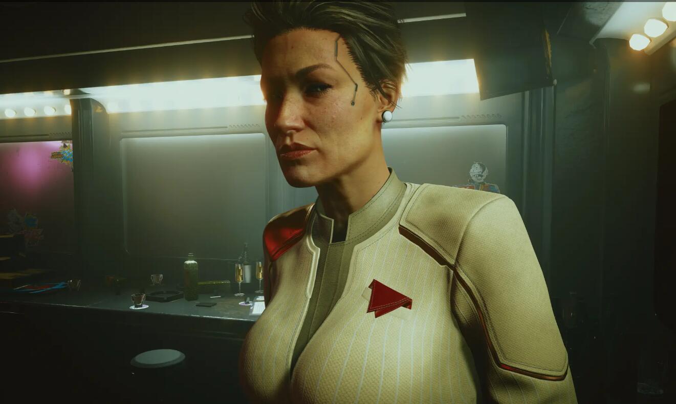 《賽博朋克2077》更加豐腴羅莎琳邁爾斯MOD