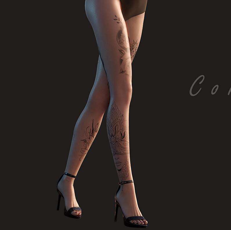 《生化危機4：重制版》艾達德州游俠A花朵紋身MOD[需要DLC]