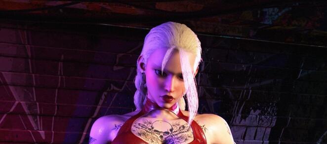 《街頭霸王6》嘉米C1皮膚紋理骷髏紋身MOD