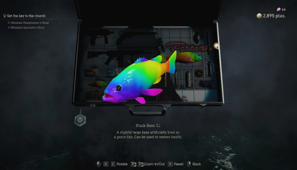 《生化危機4：重制版》彩虹鱸魚MOD