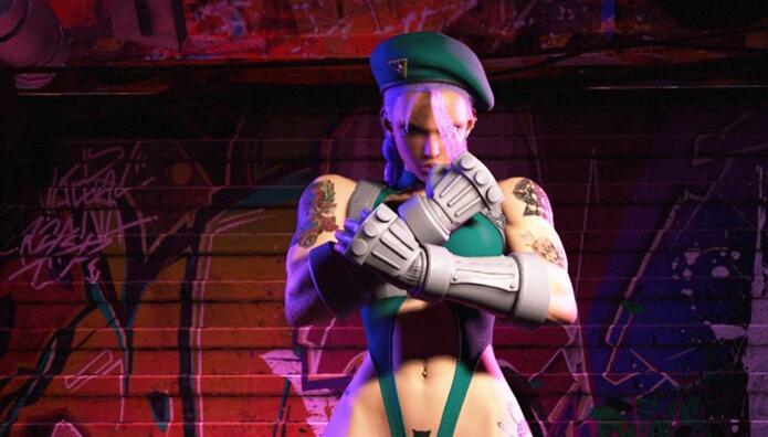 《街頭霸王6》嘉米C1皮膚紋理無涂料MOD