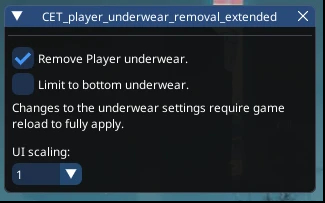 《賽博朋克2077》內衣卸擴展v2.1.6MOD[支持v2.2]