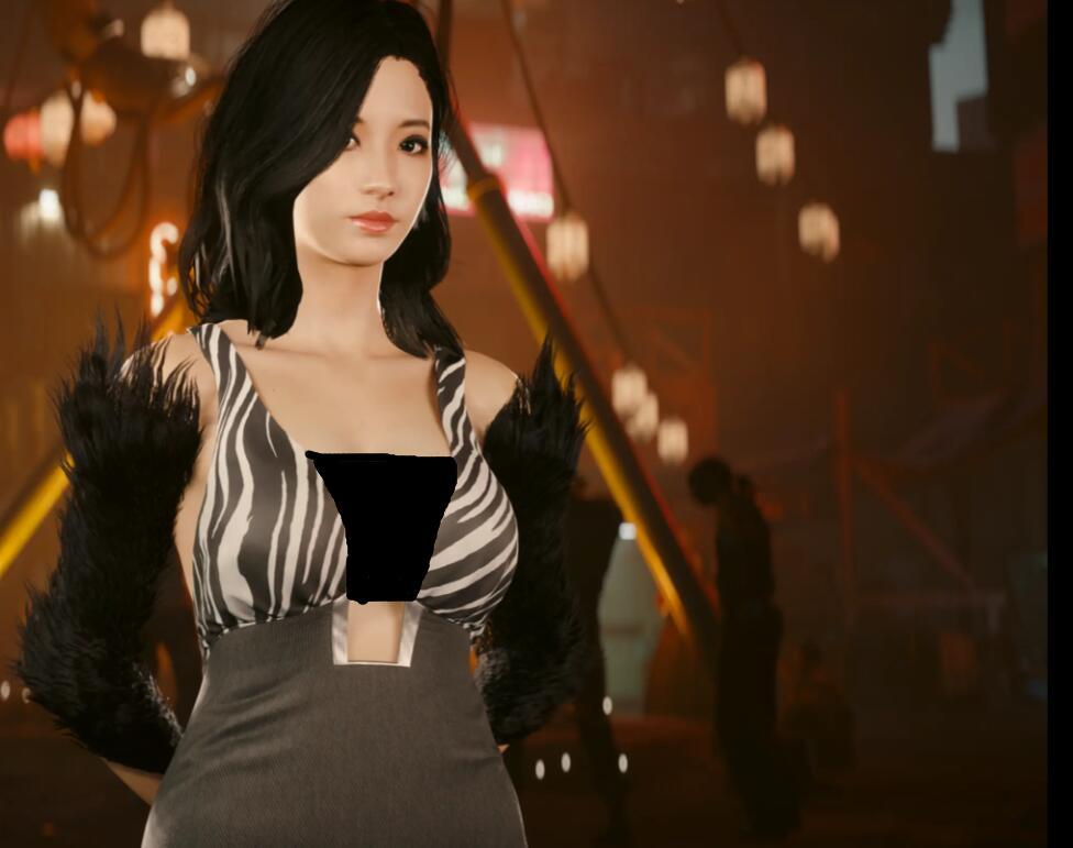 《賽博朋克2077》往日之影服裝兼容EBBP體型MOD[僅DLC專用]