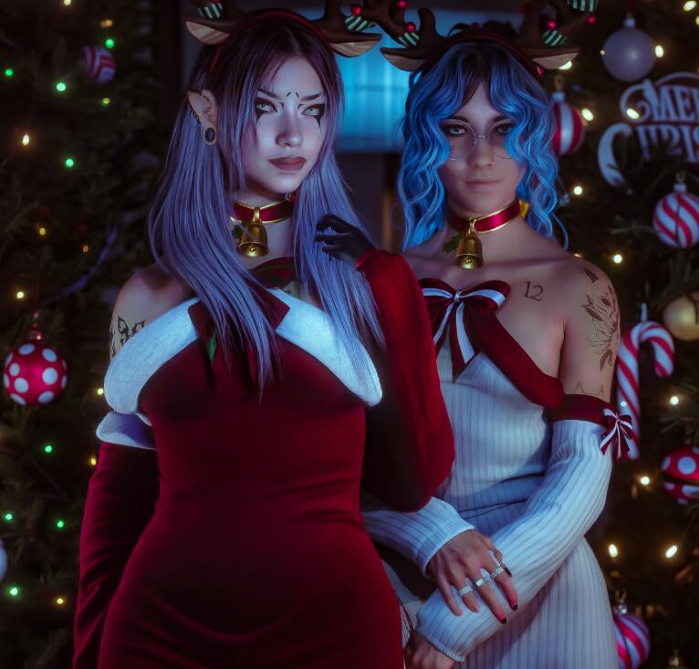 《賽博朋克2077》金星冬日圣誕裝MOD