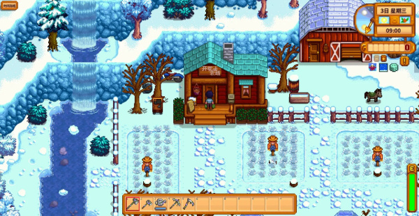 《星露谷物語》里奇賽德村漢化補丁