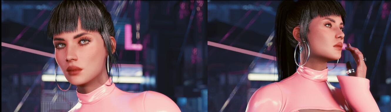 《賽博朋克2077》女V連衣裙MOD