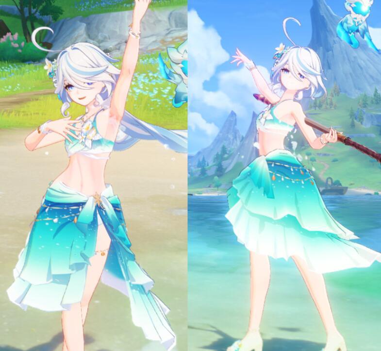 《原神》芙寧娜性感鈴木泳裝MOD