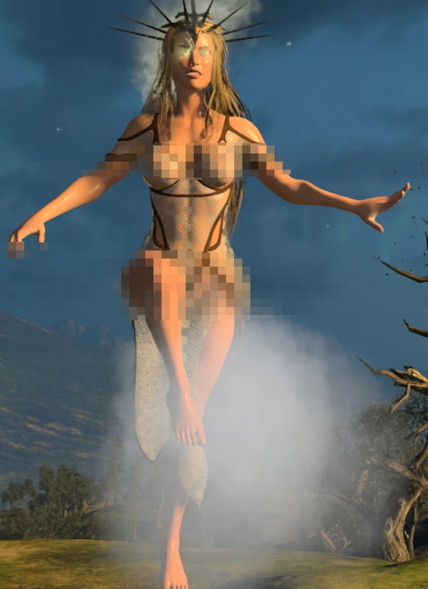 《全面戰爭：戰錘3》透明連衣裙仙女MOD