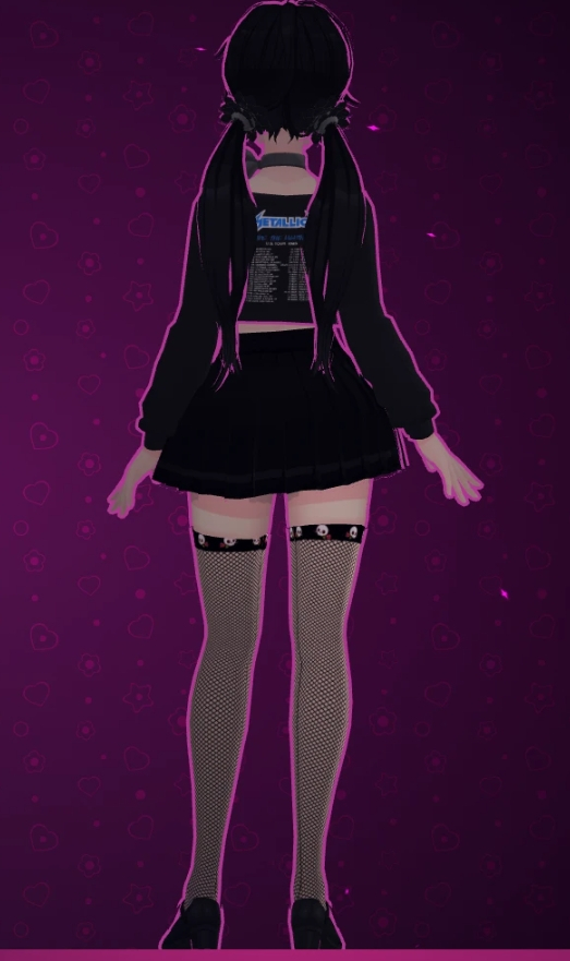 《米塔MiSide》衣服更黑的金屬哥特風米塔MOD