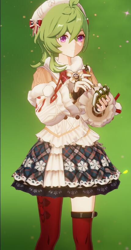 《原神》柯萊冬季學院風服裝MOD