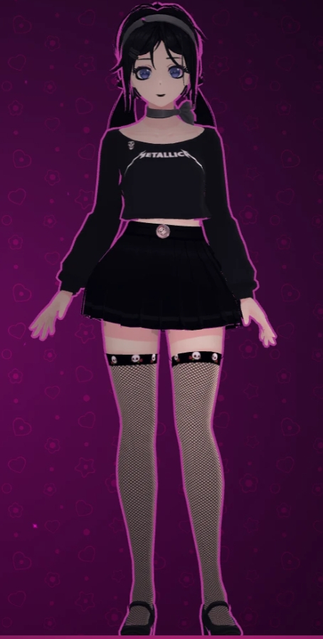 《米塔MiSide》衣服更黑的金屬哥特風米塔MOD