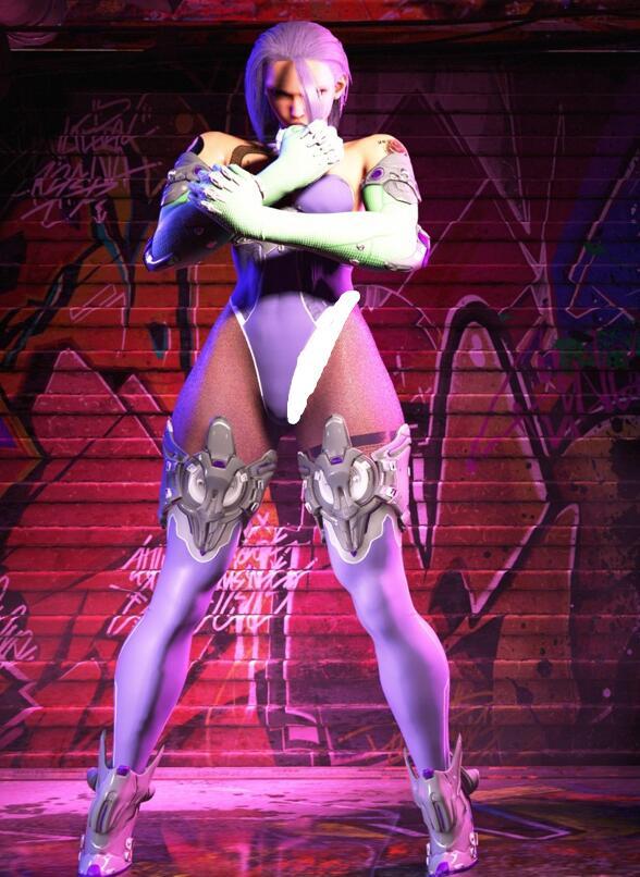 《街头霸王6》嘉米cos终极弗雷娜无口罩无紧身MOD