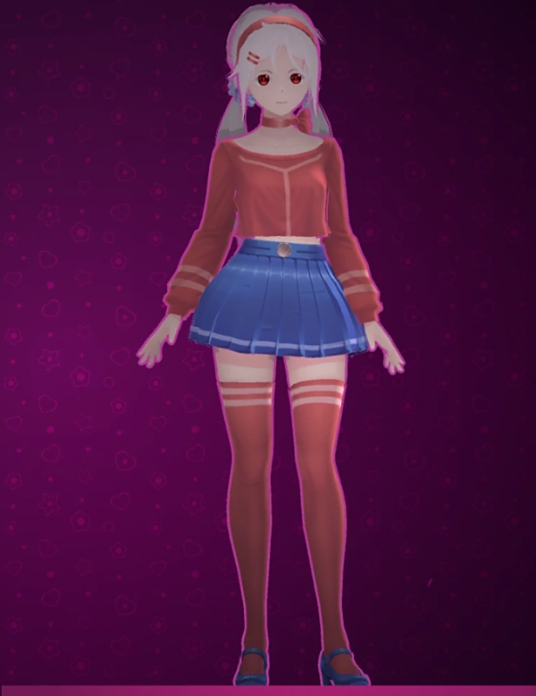 《米塔MiSide》白發(fā)紅眼睛米塔MOD