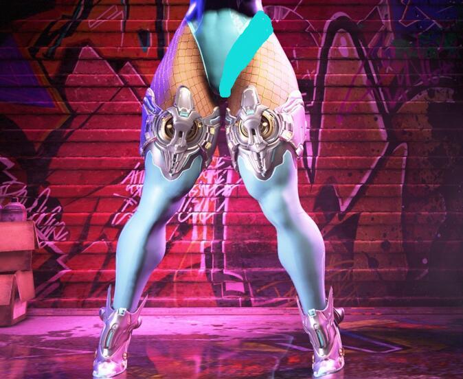 《街头霸王6》嘉米cos终极弗雷娜肉感无口罩紧身裤MOD