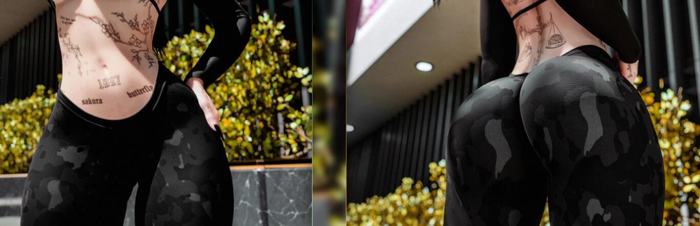 《賽博朋克2077》性感V形瑜伽褲MOD