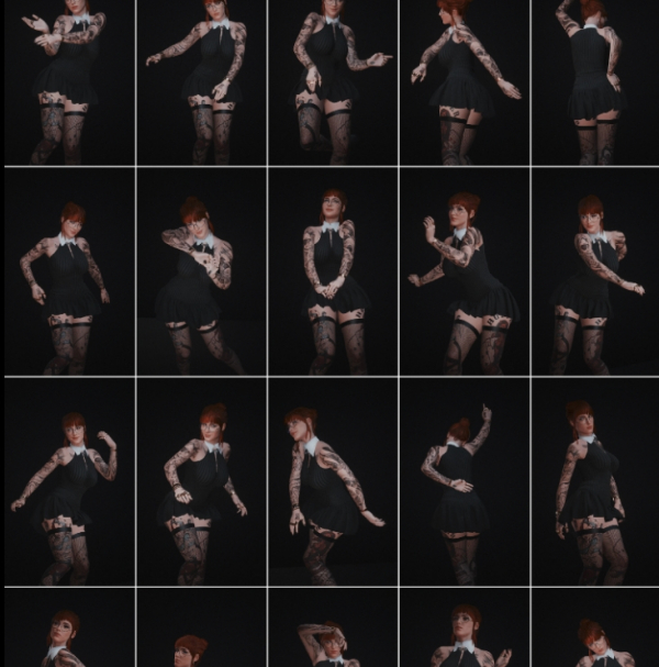 《賽博朋克2077》拍照模式跳舞姿勢包MOD