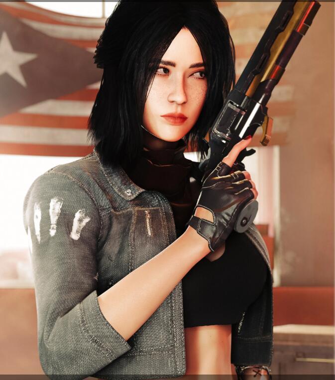 《賽博朋克2077》拍照模式拿槍姿勢MOD